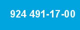924 491-17-00 924 491-17-00